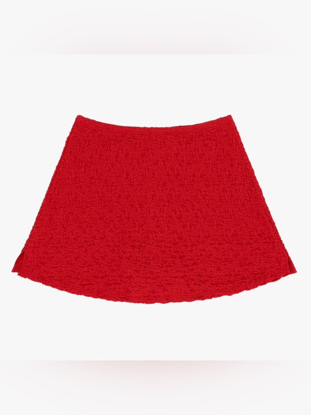 Lisa Says Gah Darcy Red Textured Mini Skort In Pepper Size Small Beachy Summer